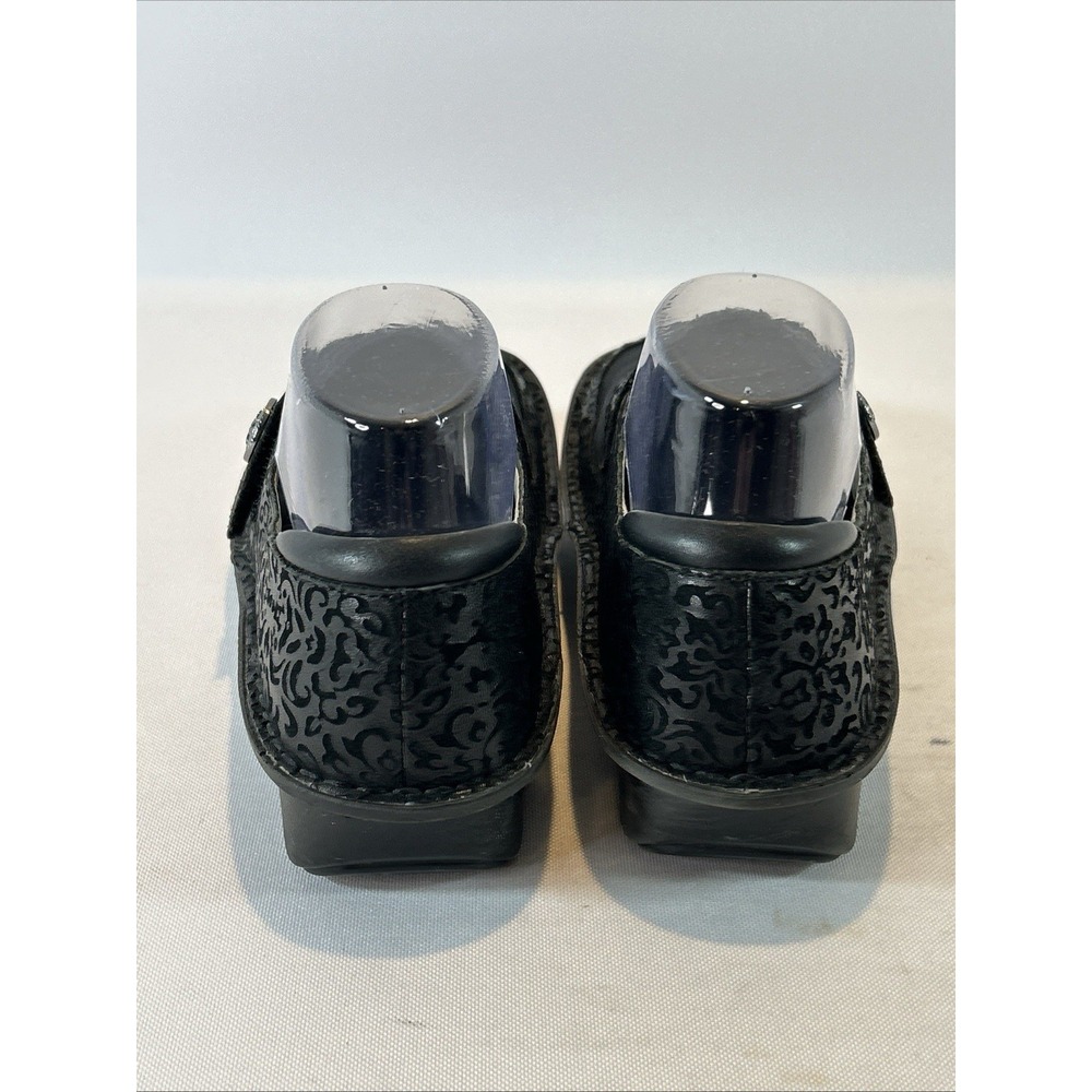 Alegria Brenna Aristoclass Women's Sz 38EU 7.5US Black Floral Comfort Clogs - Picture 9 of 13